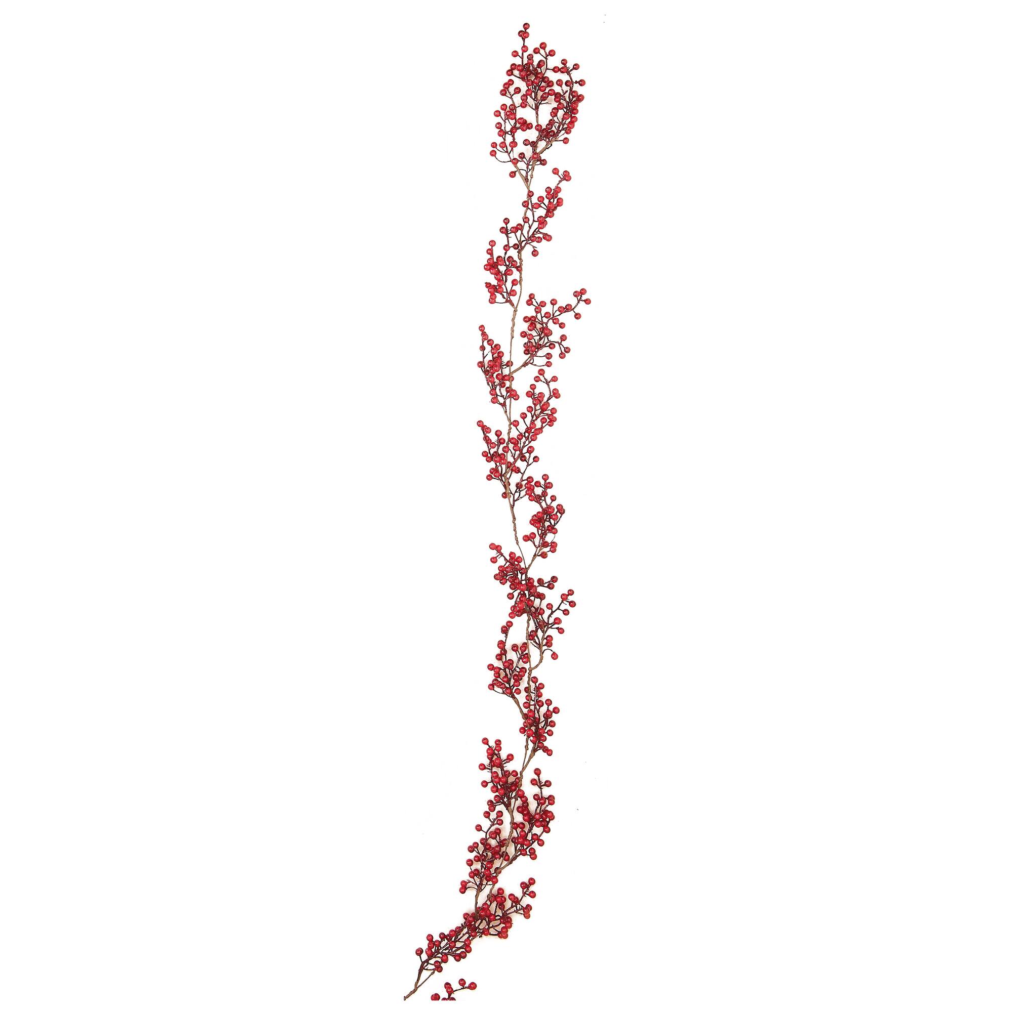 60" Red Weatherproof Christmas Berry Garland